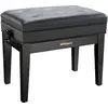 Image de Piano Bench, Polished Ebony, Vinyl Seat Banquettes Clavier