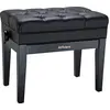 Image de Banc de Piano Couleur Noir Satine Banquettes Clavier
