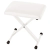 Image de PC-110-WH - Banquette en X pour piano - Blanche