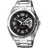 Image de Edifice classic EF-129D-1AVEF - Montre-bracelet - quartz - analogique - acier inoxydable - acier inoxydable - fluorescent
