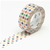 Image de Masking Tape MT KIDS - 15 mm - Pois multicolore - Masking Tape (MT)