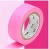 Image de Masking tape unicolore - Rose fluo - 1,5 cm x 7 m