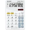 Image de Elsi Mate EL-M332BWH - Calculatrice de bureau - 10 chiffres + 1 exposants - panneau solaire, pile - blanc