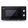 Image de Four micro-onde noir compact avec micro-ondes 1000 W