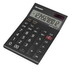 Image de EL-125T Calculatrice de bureau noir Ecran: 12 solaire, à pile(s) (l x H x P) 112 x 13 x 176 mm