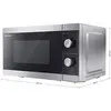 Image de Micro-ondes pose libre 20L 800W 44cm, SHA4974019966489