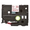 Image de TZe-262 - Rouge sur blanc - Rouleau (3,6 cm x 8 m) 1 cassette(s) ruban laminé - pour P-Touch PT-3600, 550, 9200, 9400, 9500, 9600, 9800, D800;