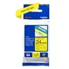 Image de RUBAN N/JAUNE 24MM