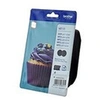 Image de LC123BK - Pack de 2 - à rendement élevé - noir - original - blister - cartouche d'encre - pour Brother DCP-J100, DCP-J105, DCP-J132W, DCP-J4110DW,