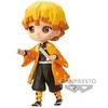 Image de Figurine Banpresto Demon Slayer Kimetsu No Yaiba Zenitsu Agatsuma Q posket petit Jaune 7 cm 4983164186031