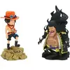 Image de Figurine Banpresto One Piece Portgas D.Ace Vs Marshall.D.Teach (x2) Noir 8 cm 4983164293821