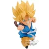 Image de Figurine Banpresto Dragon Ball GT SSGSS Gogeta vs Super 17 Match Makers Bleu 9 cm 4983164896428