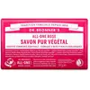 Image de Dr Bronner's Savon Pur Végétal Rose 140g
