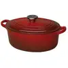 Image de Cocotte ovale Signature 29cm rouge en fonte