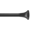 Image de Tringle à rideaux réglable noire 92-183cm D25mm, métal
