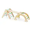 Image de Arche montessori d'escalade enfants bois multicolore