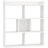 Image de Étagère bibliothèque à 7 cubes 4 niveaux blanc 80 x 20 x 90 cm