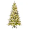 Image de Arbre de noël artificiel 756 branches, 290 lumières led vert 190 cm