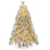 Image de Sapin de noël artificiel 519 branches avec 250 led blanc chaud 192 cm