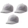 Image de 3 casquettes grises à customiser - cricut