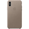 Image de Coque Leather pour Apple iPhone Xs Max - Taupe