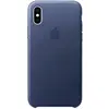 Image de Coque Leather pour Apple iPhone Xs Max - Midnight Blue
