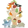 Image de Animaux de la forêt en bois à empiler