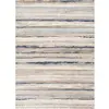 Image de Tapis scandinave moderne blanc/gris/bleu 200x275