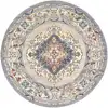 Image de Tapis rond vintage oriental multicolore/gris ø 160