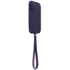 Image de Sacoche en cuir MagSafe Apple iPhone 12 Mini - Deep Violet