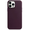 Image de Coque Leather MagSafe pour Apple iPhone 13 Pro Max - Dark Cherry