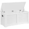 Image de Coffres et rangement 40 x 100 x 46 cm effet bois blanc