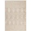 Image de Tapis décoratif de salon 120 x 170 cm style bohème beige cappuccino