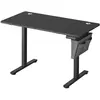 Image de Bureau électrique assis-debout 60 x 120 x (72-120) cm noir d'encre