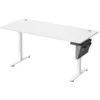 Image de Bureau électrique assis-debout 70 x 160 x (72-120) cm blanc nuage
