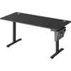Image de Bureau électrique assis-debout 70 x 160 x (72-120) cm noir d'encre