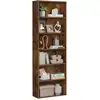 Image de Étagère de Rangement 6 Niveaux 24 x 60 x 178.5 cm Marron Rustique