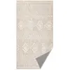 Image de Tapis décoratif 80 x 150 cm antidérapant lavable en machine beige