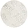 Image de Tapis vintage patiné en polypropylène blanc/vert, 122 cm