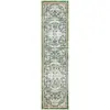 Image de Tapis polypropylène vert/turquoise 66 x 183 cm
