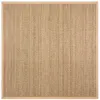 Image de Tapis herbe de mer naturel/beige 122 x 122 cm