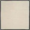 Image de Tapis sisal marbre/noir 122 x 122 cm