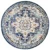 Image de Tapis bleu/bleu clair 122 x 122 cm