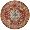 Image de Tapis orange / light blue 122 x 122 cm