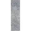 Image de Tapis laine blue / ivory 69 x 183 cm