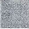 Image de Tapis laine blue / ivory 122 x 122 cm