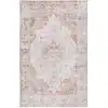 Image de Tapis polyester gris clair/rouille 152 x 244 cm