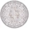 Image de Tapis polyester beige / grey 183 x 183 cm
