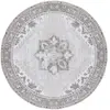 Image de Tapis polyester sage / ivory 122 x 122 cm
