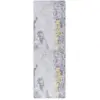 Image de Tapis polyester grey / gold 76 x 244 cm
